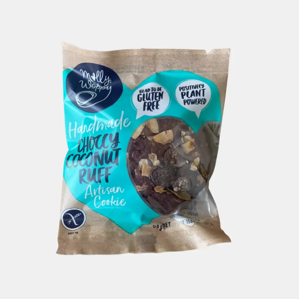 Choccy Coconut Ruff Gluten Free Plant Based Vegan Cookie Grab'N'Go 68g