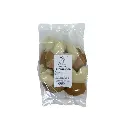 Gingerbread Bunny Ears White Choc Topped Easter Cookies Bulk 375g Bag