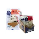 Gingerbread Festive Large Tree White Choc Topped Decorated Cookie Christmas  Grab'N'Go 44g 18/Slv