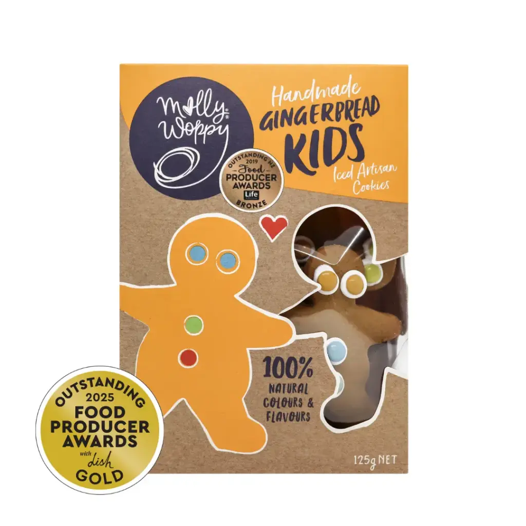 Gingerbread Kids Artisan Cookies 125g x 7 Carton