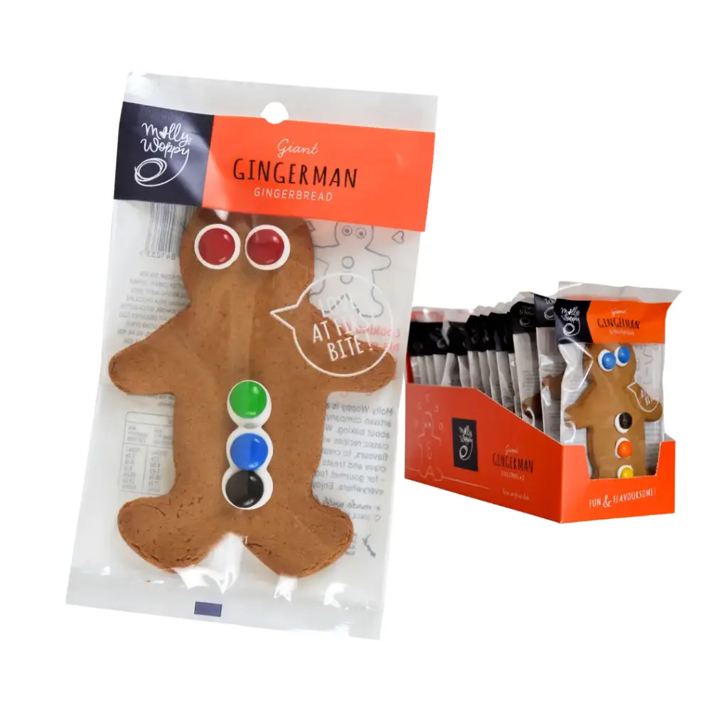 Gingerbread Man Cookies Grab'N'Go 59g 16/Slv