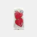 Gingerbread Red Heart Twin Pack Cookies Grab'N'Go 2x27g 