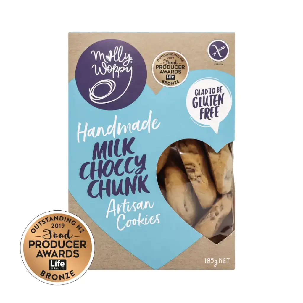 Gluten Free Milk Choccy Chunk Artisan Cookies 185g x 7 Carton