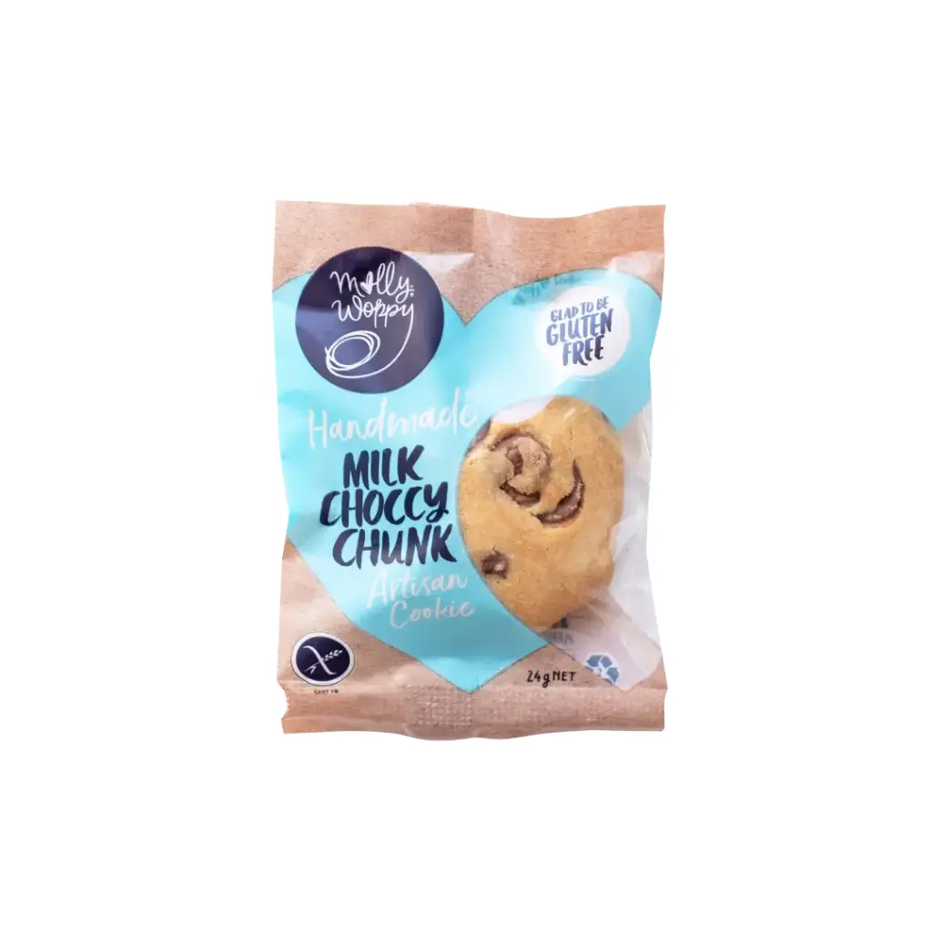 Gluten Free Milk Choccy Chunk Cookie Small Grab'N'Go24g  x 45 Carton