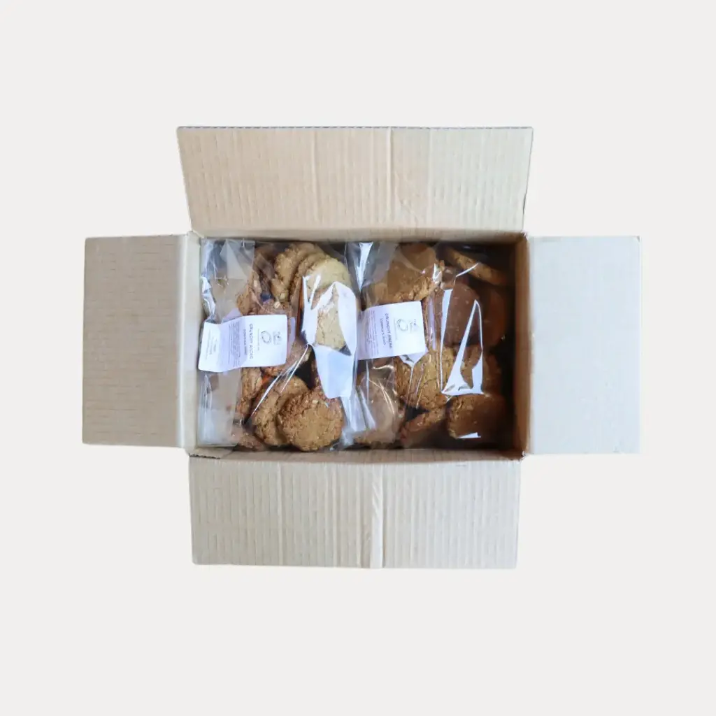 Anzac Cookies 25g Bulk Small 600g Bag x 2  Carton