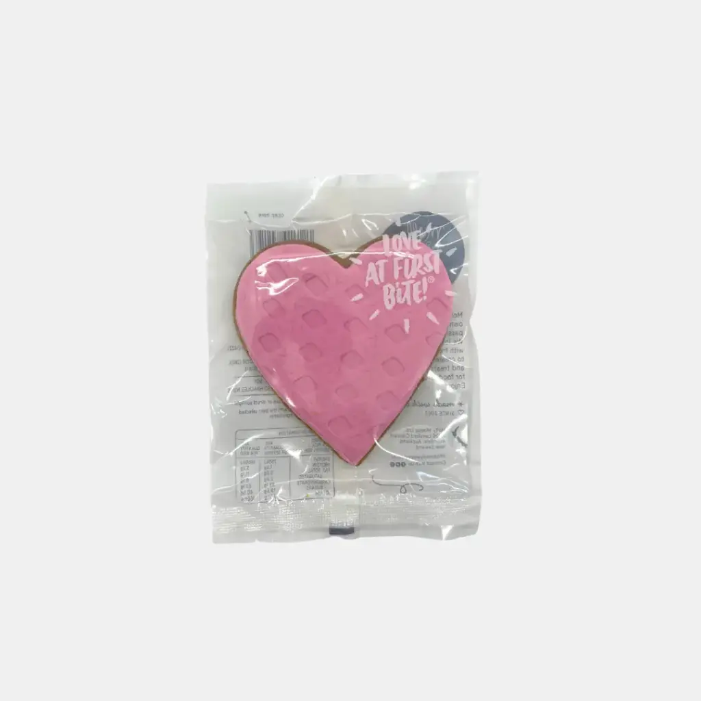 Gingerbread Pink Heart Cookie Grab'N'Go 48g