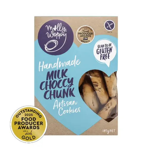 [ARM00] Gluten Free Milk Choccy Chunk Artisan Cookies 185g x 7 Carton