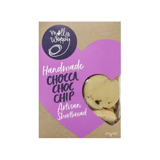 [SRC00] Shortbread Chocca Choc Chip Artisan Cookies 175g x 7 Carton