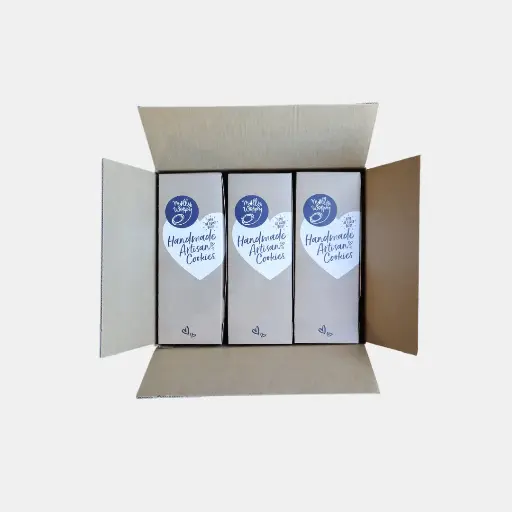 [SRD60] Shortbread Pink Daisy Iced Cookies Grab'N'Go 58g 16/Slv x 3 Carton